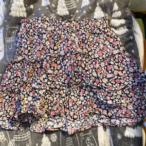 Wild fable floral skirt size S